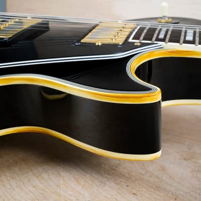 Orville by Gibson LPC Les Paul Custom MIJ 1991 Ebony USA Piickups Lacquer Finish w/ Bag image 6
