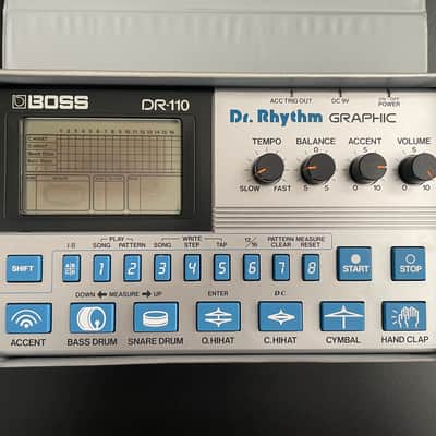 Boss DR-110 Dr. Rhythm Graphic Drum Machine | Reverb
