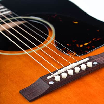 Epiphone Inspired by Gibson Custom 1942 Banner J45 Reissue Vintage Sunburst image 7