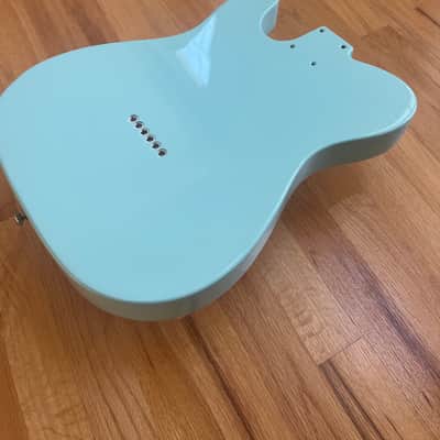 NEW Fender Vintera Modified Telecaster 50s Loaded Body, Surf Green with Custom Shop Tele Pickups, 4-Way Switching, S 1 switch, and Black Pickguard (optional soft case gig bag) image 9