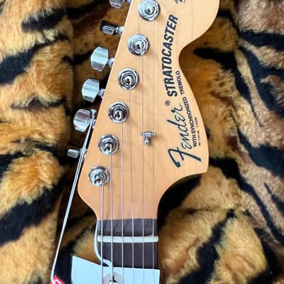 Fender To The Stars Limited Edition Tom Delonge "Padre" Stratocaster 2025 - Brown w/ Orange Competition Stripe image 2