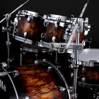 Tama WBST13A-MBR Starclassic Walnut/Birch Lacquer Rack Tom 13 - Molten Brown Burst image 4