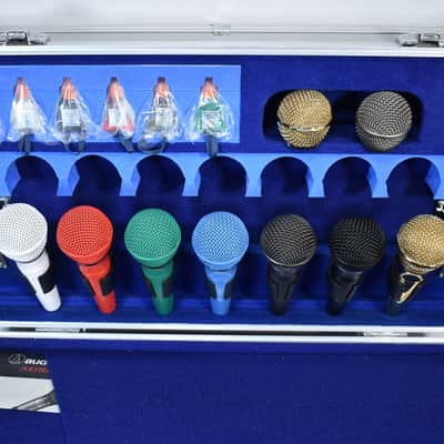 1980s Audio-Technica ATM41 "The Microphone Wardrobe" Colored Microphone Set image 2