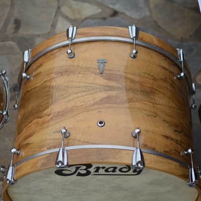 Brady Drums Fidleback Marri Ply Drum Kit One Of 24/14/14/16/18 2009 image 14
