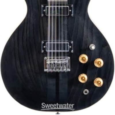 Washburn Wing Series Hawk 12 12-string Electric Guitar - Trans Black image 1