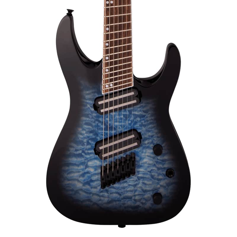 Used Jackson X Series Soloist Arch Top SLATX7Q MS - Trans Blue Burst image 1