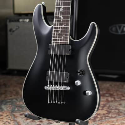 Schecter Damien Platinum-7 7-String Electric Guitar - Satin Black image 3