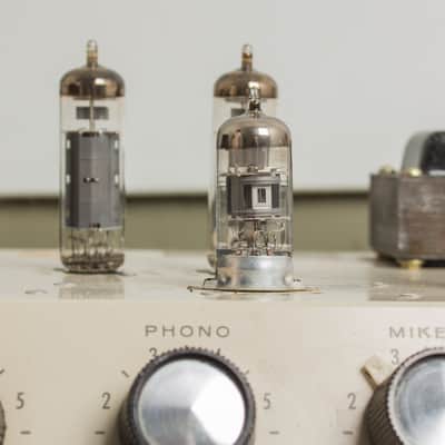 Newcomb Pathfinder Model E-20 w/ Jensen Imperial Reproducer CA-12 Speaker Owned and Used by Tom Verlaine Head and Cabinet Amplifier, c. 1940s/1965. image 19
