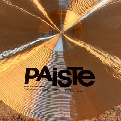 RARE Paiste SIGNATURE Bright Ride 20” CLEAN Look CLEAN Sound! Glassy Shimmering! 2574 g image 6