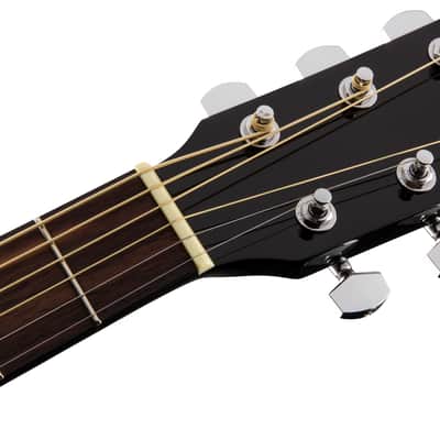 Fender CD-60S Dreadnought Walnut FB Black image 6
