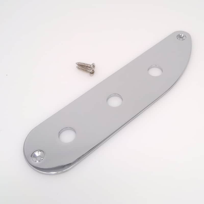True Custom Shop® Chrome 3-Hole Control Plate for Fender '51 Precision Bass image 1
