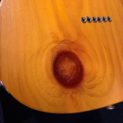 Fender Player MIM Partscaster Tele - 2021 With Fender Vintage ‘64 Pickups and Custom Knotty Pine Body image 17