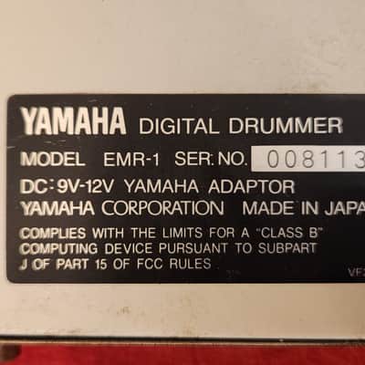 Yamaha EMR-1 Digital Drummer image 9