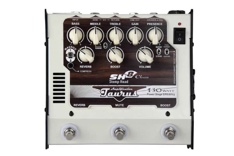 Taurus SH8.Clean Stomp-Head Floor & Pedalboard Guitar Amp image 1