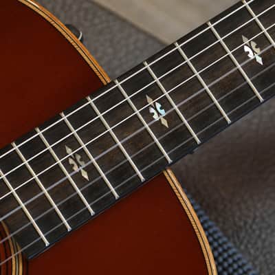 Unplayed! 2019 Taylor 712e-N 12 Fret Nylon Acoustic Guitar Sunburst + OHSC image 8