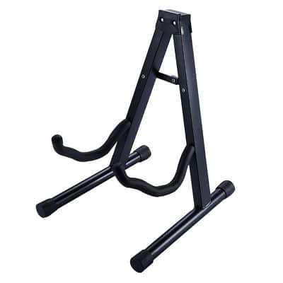 New Portable Metal A Shape Guitar Music Stand for Musical Instrument Display image 1