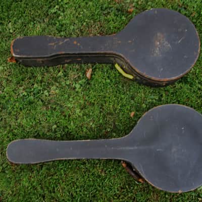 (2) Vintage Tenor Banjo Cases, 1920's image 1
