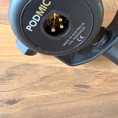 RODE PodMic Cardioid Dynamic Podcasting Microphone 2019 - Present - Black image 2