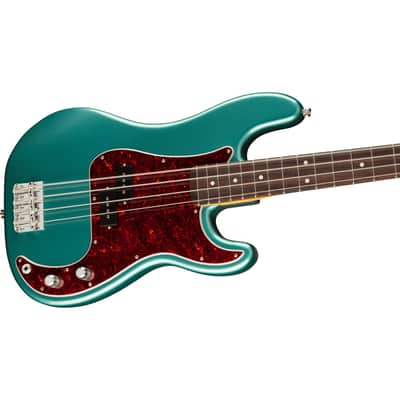 Fender American Professional Classic Precision Bass, Rosewood Fingerboard - Faded Sherwood Green Metallic image 2