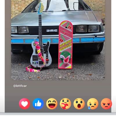 Scarab Guitars DeLorean Time Machine Guitar - Serial #001 - Playable Work of Art Guitars image 18