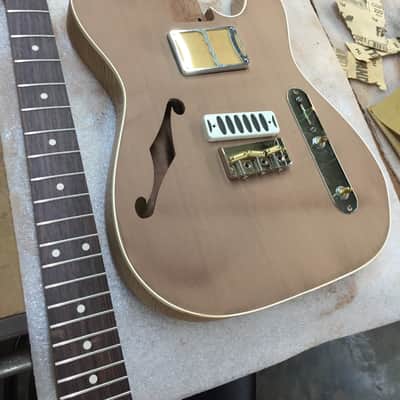 Ronin Betty Thinline "Custom Build" 2020 Pinecrest Green/Natural Redwood 5lbs 9oz  Authorized Dealer image 15