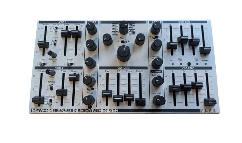 MICHIGAN SYNTH WORKS MSW-820 ANALOGUE SYNTHESIZER : BRAND NEW :  [DETROIT MODULAR]
