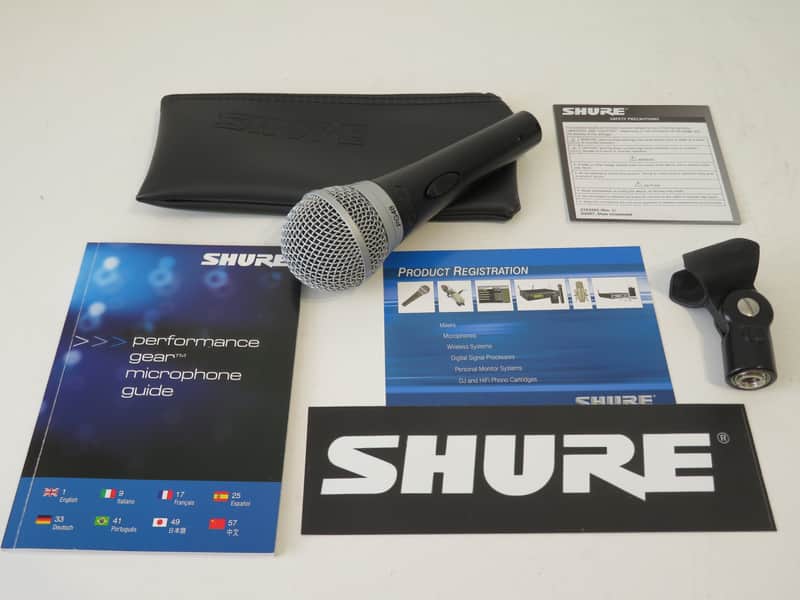 Shure PG48 Switched Handheld Microphone – Mint image 1