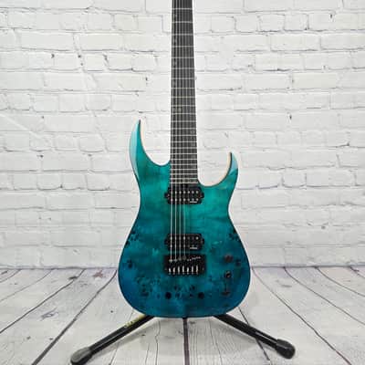 Schecter Keith Merrow KM-7 MkIII 7 String Electric Guitar Lagoon Fade image 1