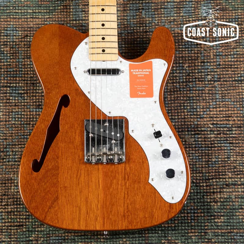 2017 Fender Thinline '69 reissue Telecaster Mahogany Made in Japan image 1
