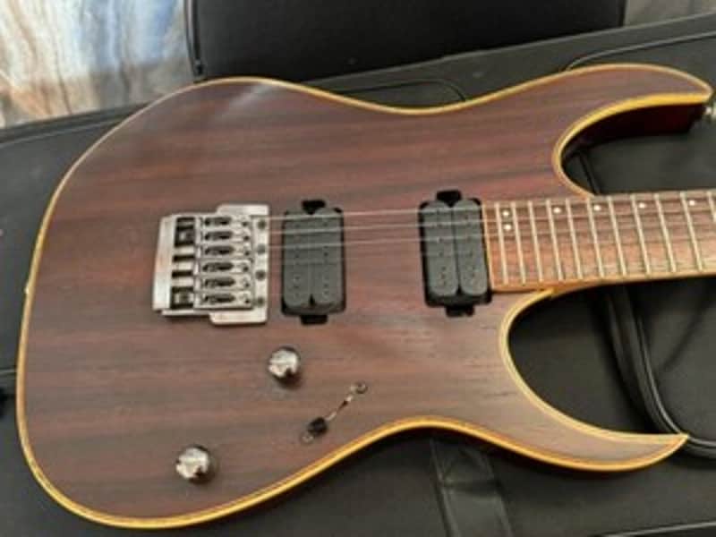 LOADED Original Ibanez Guitar BODY RG721RW PREMIUM in Charcoal Brown Flat (CNF) image 1
