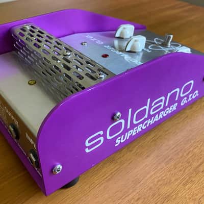 Soldano Supercharger GTO (G.T.O.) Reissue Purple (1 of 26) w/ Box & AC Adaptor image 7