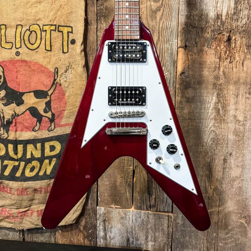 Edwards E-FV-120D Flying V - Cherry | Reverb