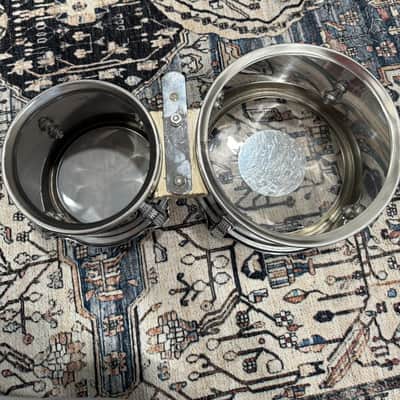 Ludwig Stainless Steel 6" and 8" Bongos image 6