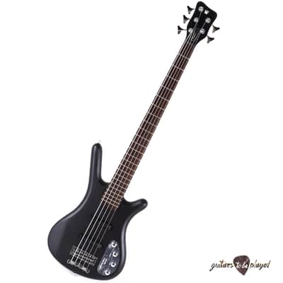 Warwick RockBass Corvette Basic 5-String Active Bass - Nirvana Black Transparent Bild 1