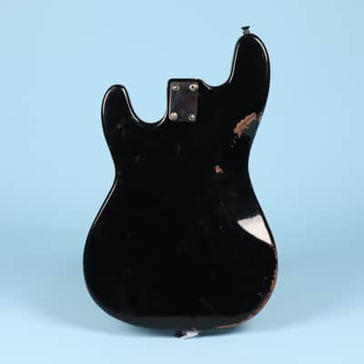 Black P Bass Body Unknown Maker Plywood image 11