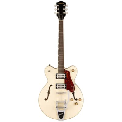G2622T Streamliner Center Block Bigsby LR Broad’Tron BT-3S Vintage White Gretsch Guitars image 3