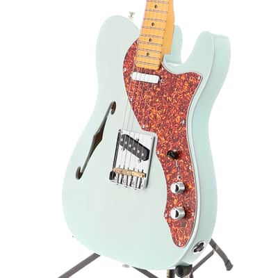 Fender Certified Pre-Owned American Professional II Telecaster Thinline, Maple Fingerboard, Transparent Daphne Blue (T13) (11319) image 4
