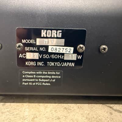 Legendary Korg M1 Synthesizer Workstation – 61 Key- Fully Serviced (New Battery & Original Factory Sounds Restored) Free pick in NY or shipped image 6