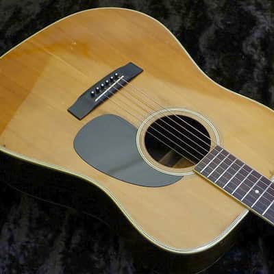 1973 made Vintage Acoustic Guitar MORRIS W-30 Solid Spruce Top Made in Japan image 2