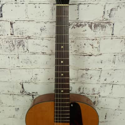 Vintage 1950s Harmony Patrician H1407 Natural Archtop Acoustic Guitar image 5