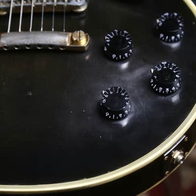 Rare 1970s Aria Pro II Les Paul Custom, Made in Japan - Transparent Black image 11