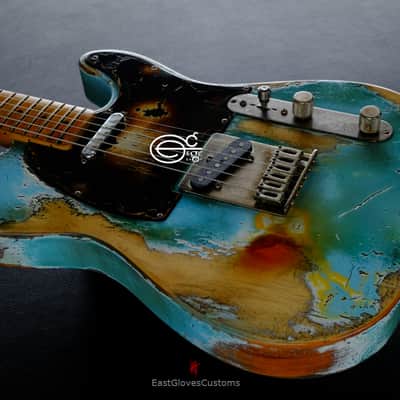Fender Telecaster Daphne Blue Heavy Aged Relic image 4