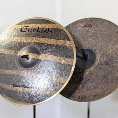 NEW Turkish 15" Dark Hammer hi-hats (1122/1254g) REDUCED with VIDEO SOUND FILE image 2