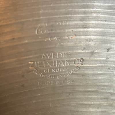 Vintage Zildjian 15” HiHat Cymbal image 5