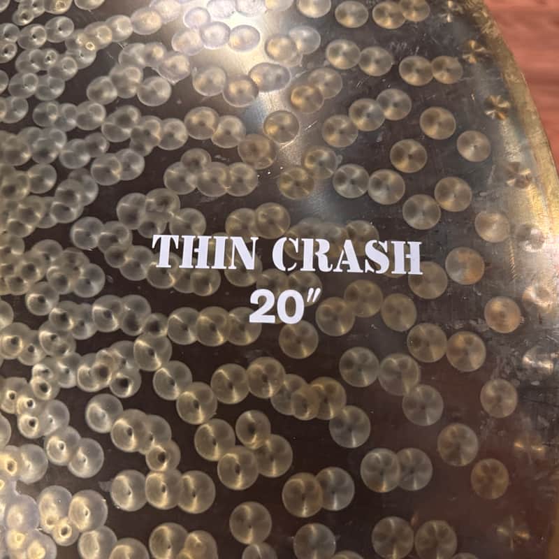 Paiste 20" RUDE Thin Crash Cymbal 1999 - Present - Raw image 1
