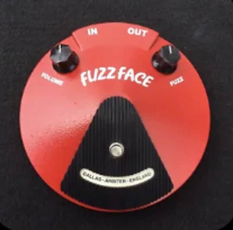 Dunlop Dallas Arbiter Fuzz Face RI 90s 1990-2000 - Red image 1