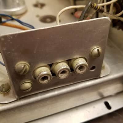 Heathkit Mono Integrated Tube Amp EA2 Stancor Transformers Hifi 1958 - black and gold image 10