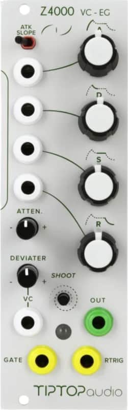 Tiptop Audio Z4000 NS Voltage Controlled Envelope Generator Eurorack Synth Module, White image 1
