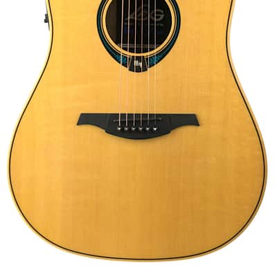 Used LAG Tramontane THV30DCE Smart Guitar Natural w/HyVibe Electronics & Effects #2108LT23175 image 3