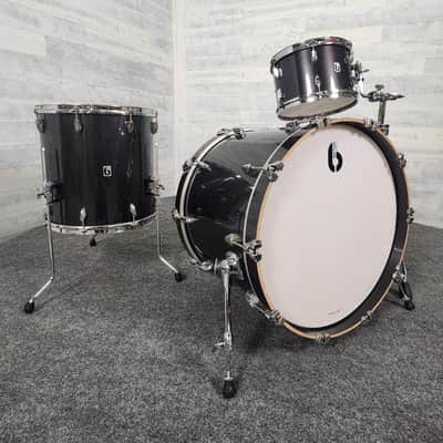 Used British Drum Company Legend Club 3pc Drum Set Night Skye - Good image 1
